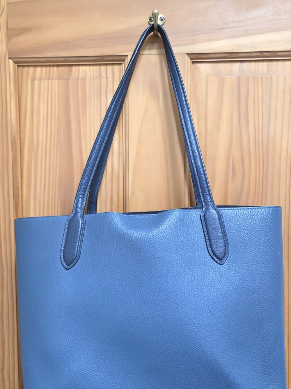 Coach Blue Leather Tote Bag - Women